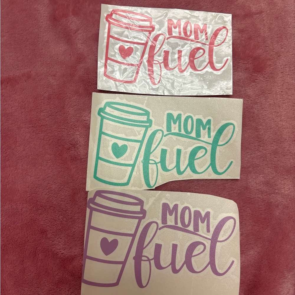 Mom fuel coffee decal
